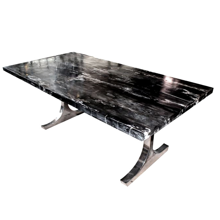 top in legno pietrificato